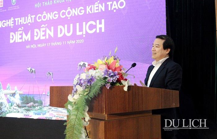 Phó Tổng cục trưởng Tổng cục Du lịch, Hà Văn Siêu phát biểu tại Hội thảo